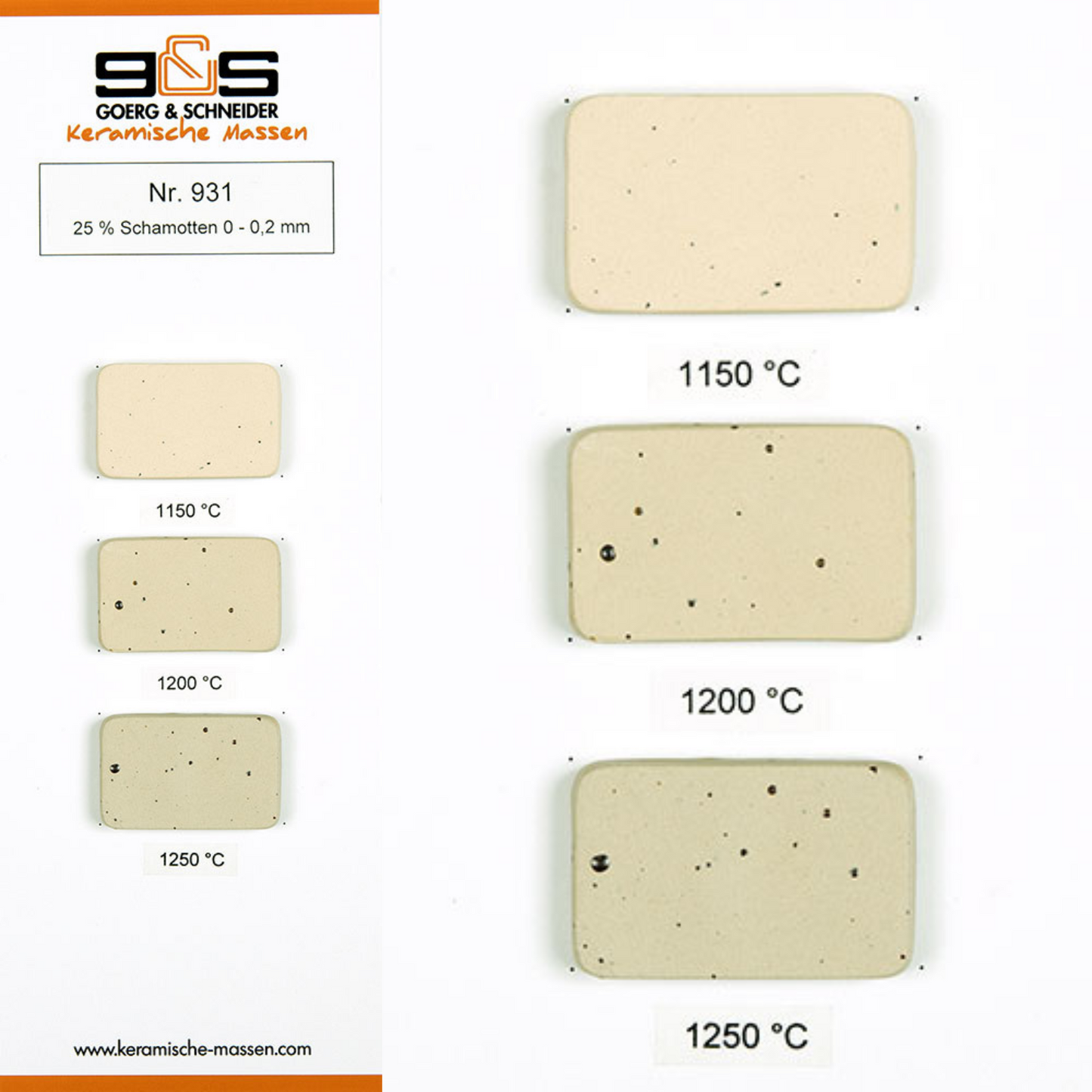 Ljus Lavalera med Stora Prickar – Lera 931 – Lervis.se