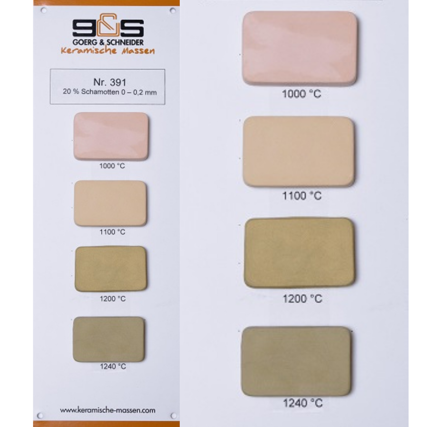 Linfärgad Stengodslera 391 – 20% Chamotte – Lervis.se