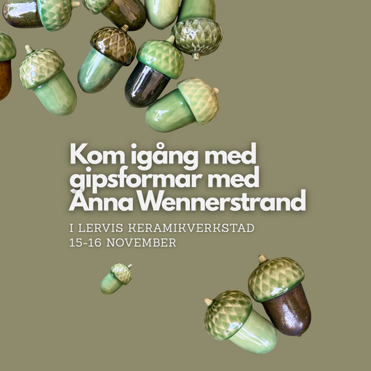 Kom igång med gipsformar med Anna Wennerstrand, 15-16 november