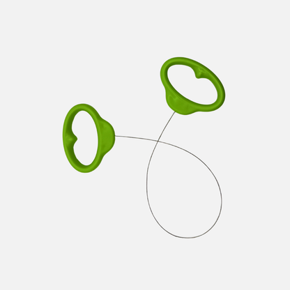 Skärtråd med plasthandtag