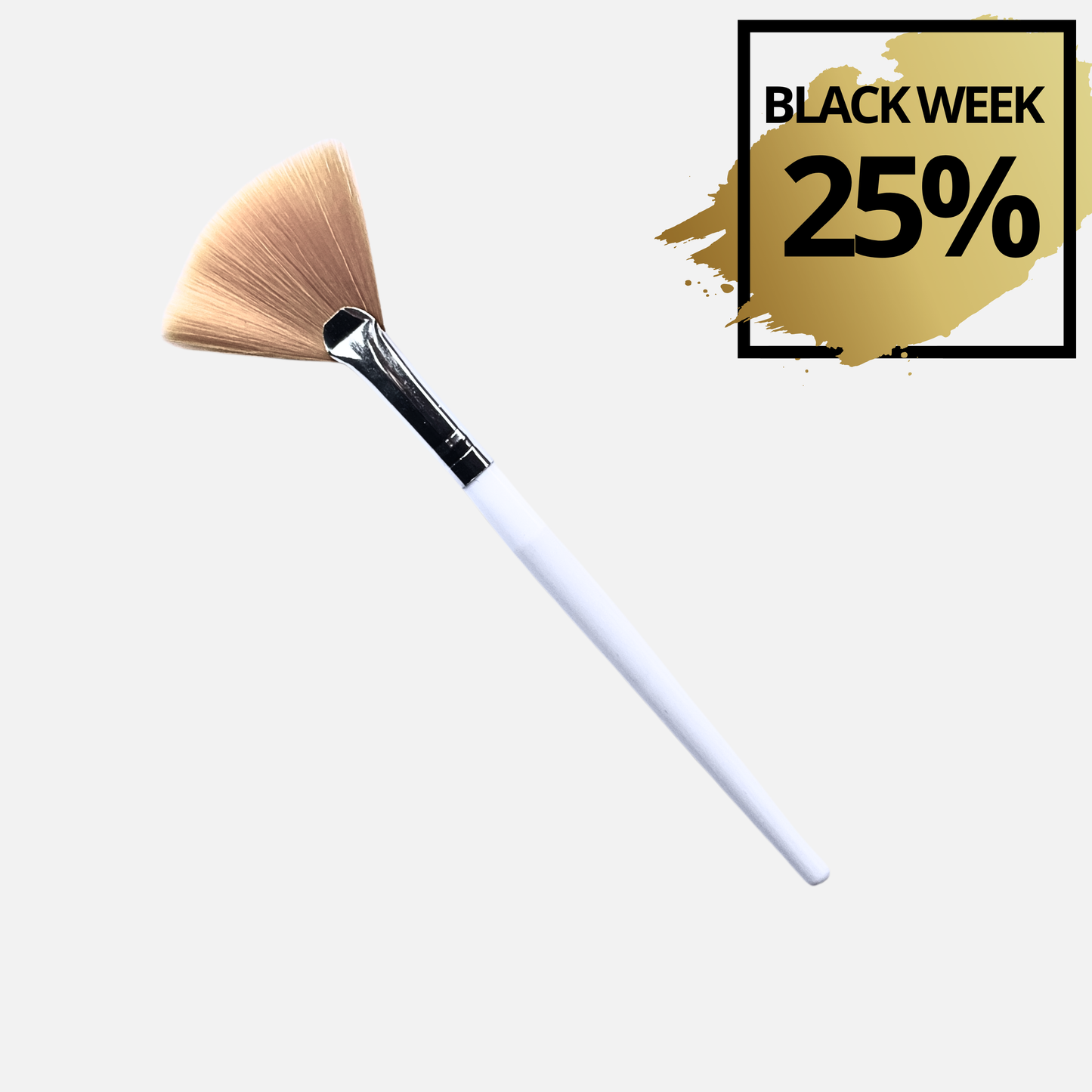 Solfjäderpensel för penselglasyr