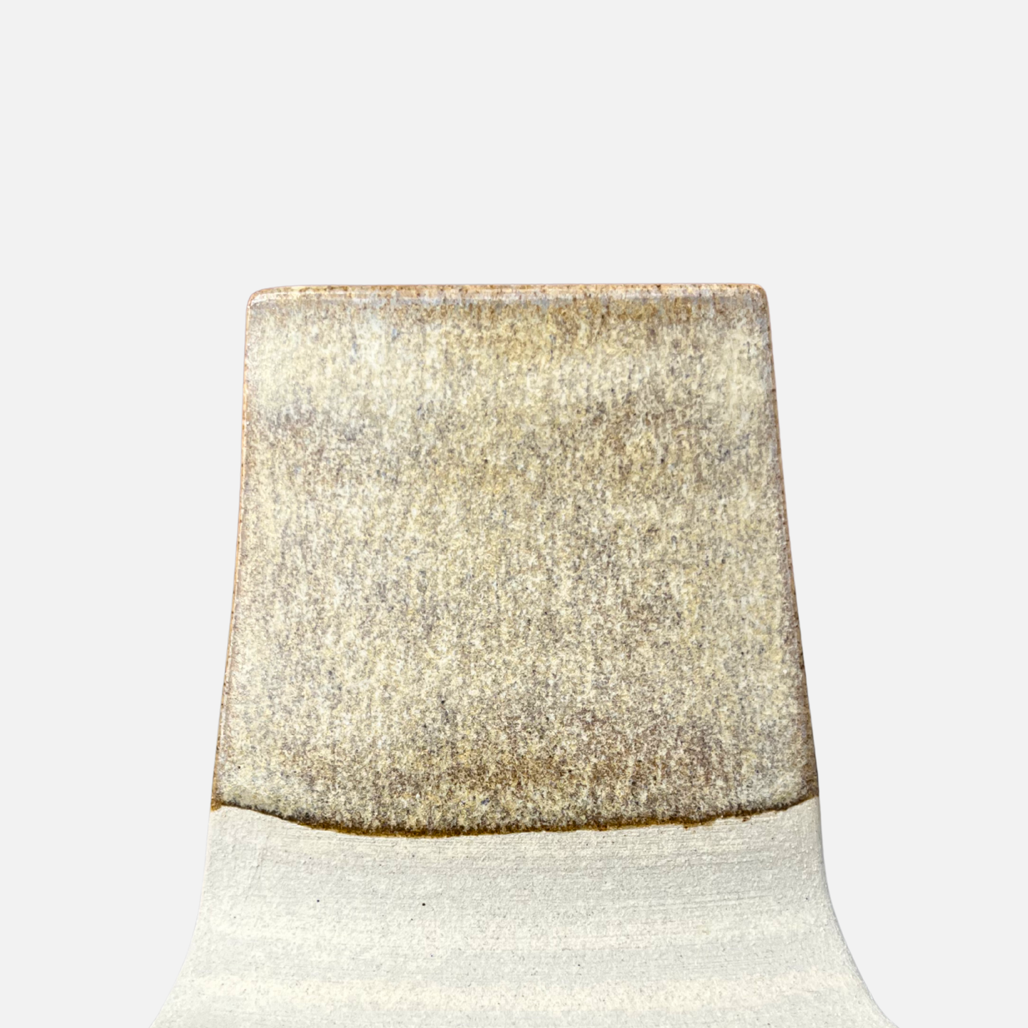 Strand pulverglasyr, beige sidenmatt