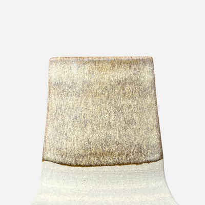 Strand pulverglasyr, beige sidenmatt
