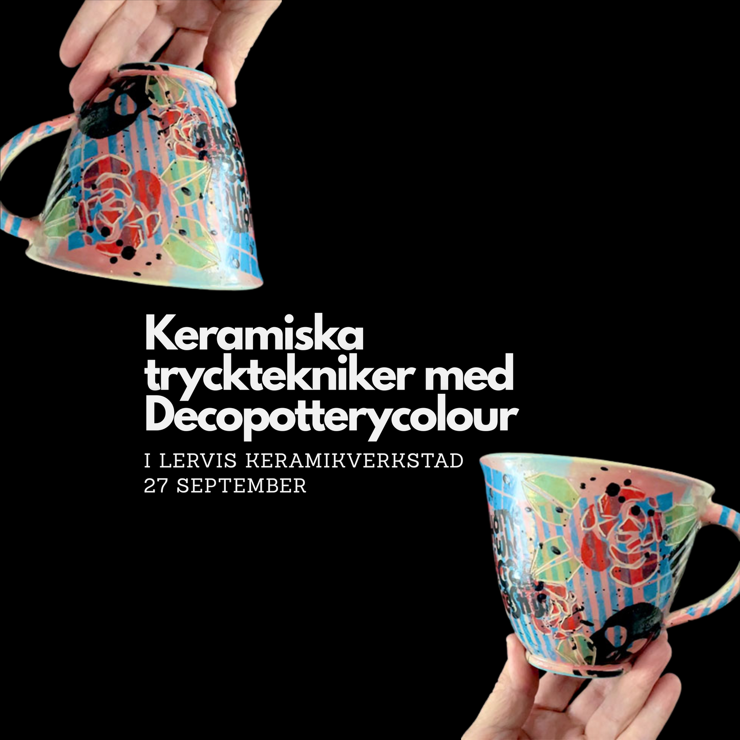 Ceramic printing techniques with Decopotterycolour, September 27