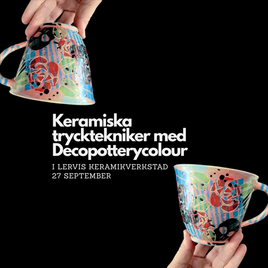 Ceramic printing techniques with Decopotterycolour, September 27