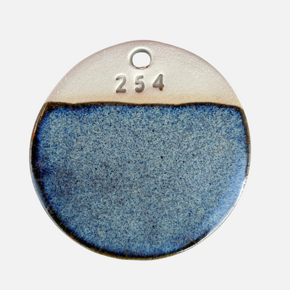 Jeans brush glaze, satin blue