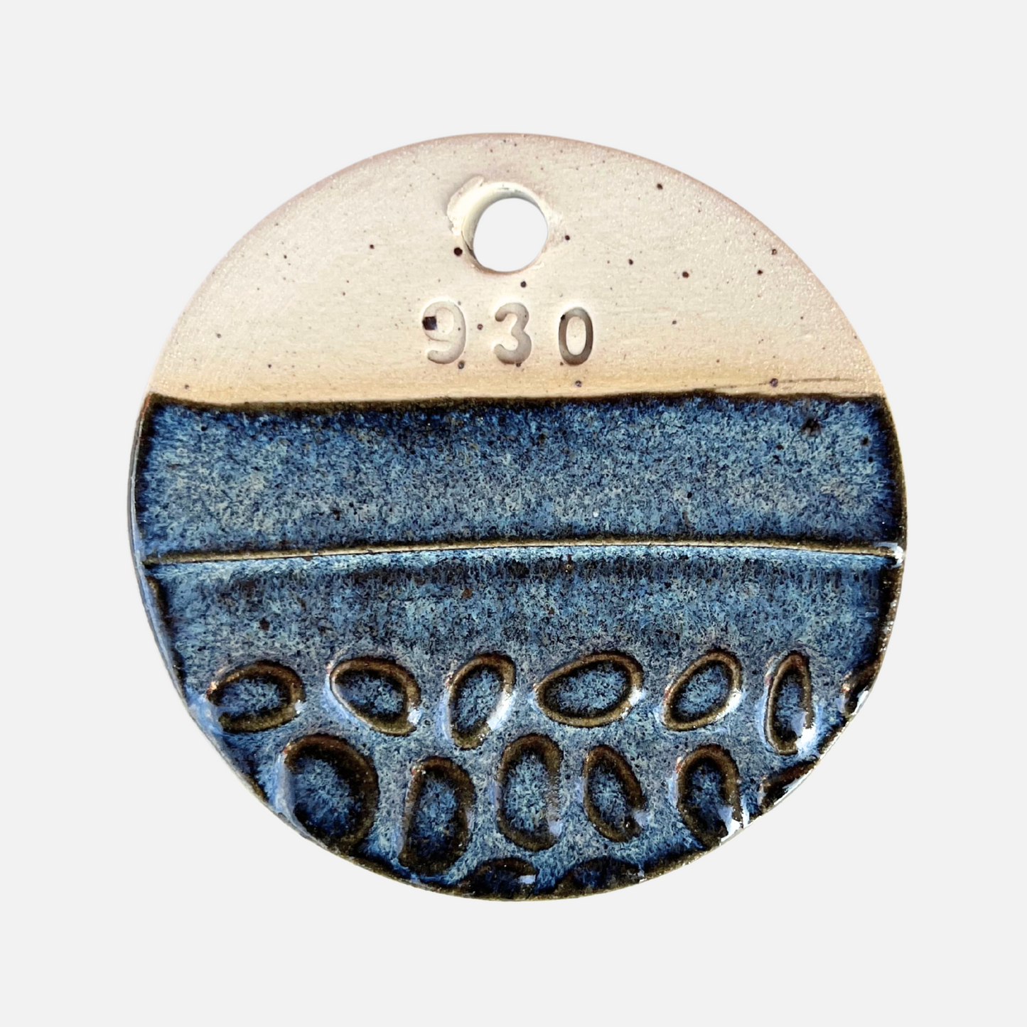 Jeans brush glaze, satin blue