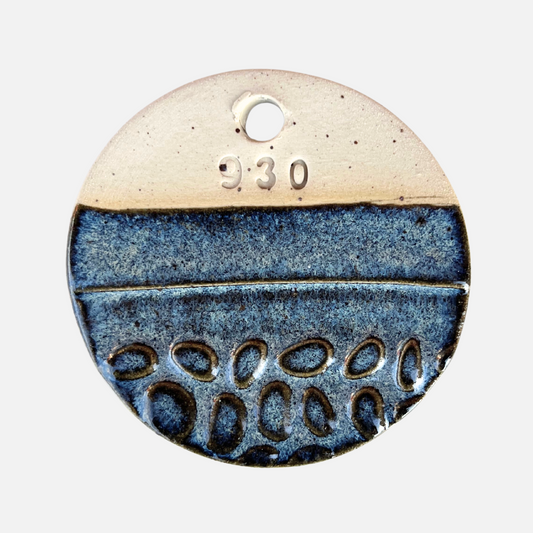 Jeans brush glaze, satin blue