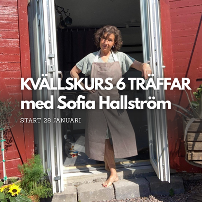 Kvällskurs 6 träffar med Sofia Hallström, start 28 januari