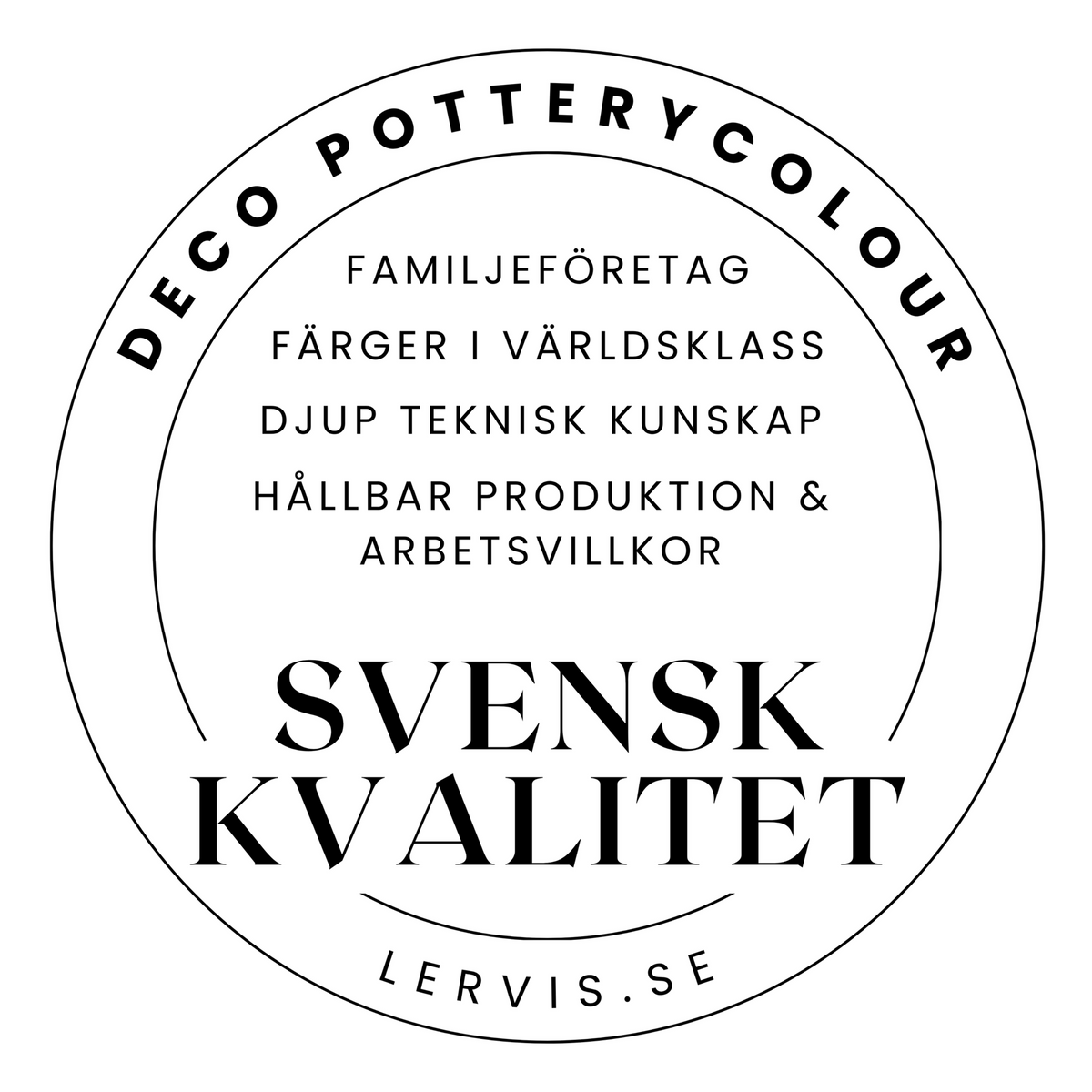 Svensk kvalitet – Deco Potterycolour