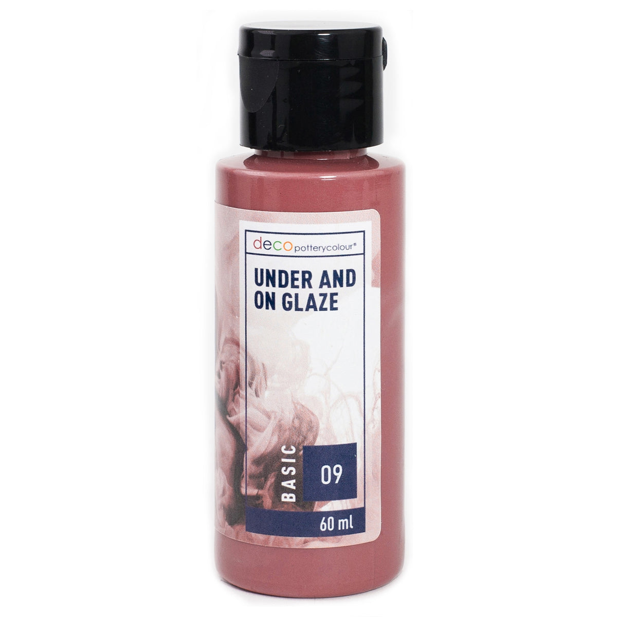 Röd - Under and On glaze, Basic 09 – flaska 60 ml