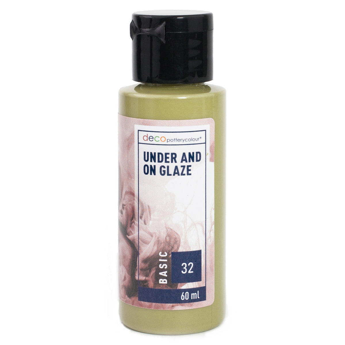 Ljusgrön - Under and On glaze, Basic 32 – flaska 60 ml